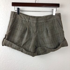 Tracy Evans Juniors Shorts, Gray Plaid Size 3